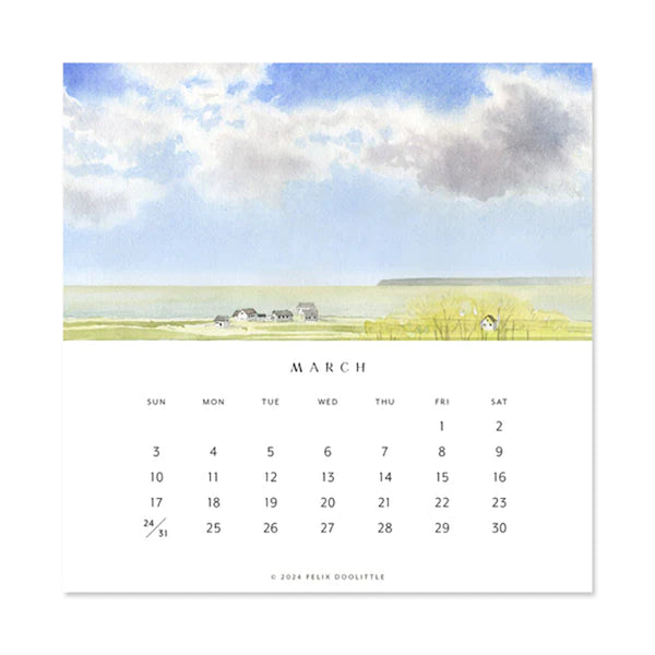 Felix Doolittle's 2024 Infinite Sky Calendar