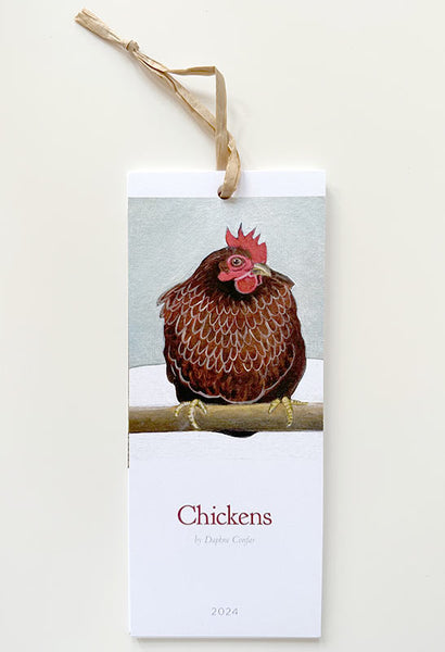 Daphne Confar 2024 Chickens Calendar