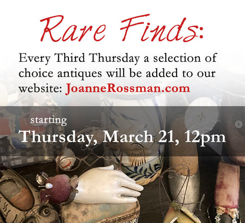 Rare Finds Every Third Thursday at Noon!
