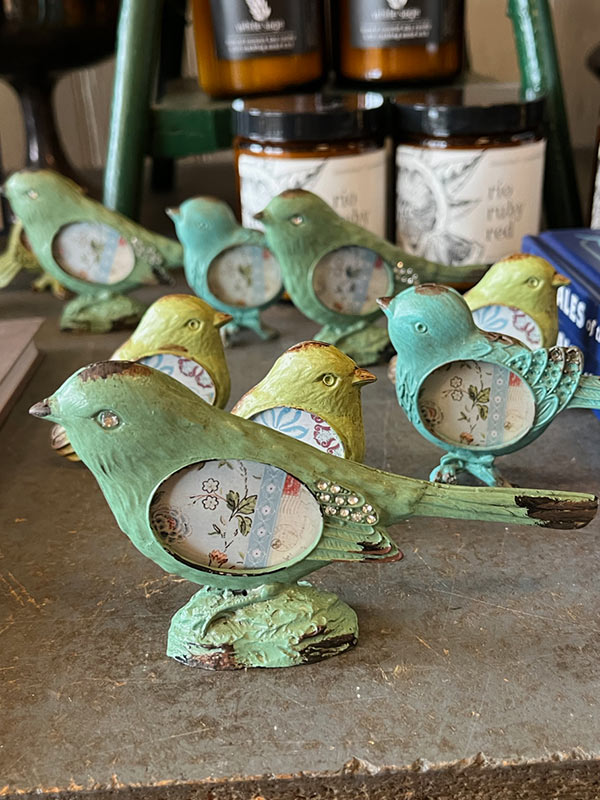 Vintage Bird Picture Frame