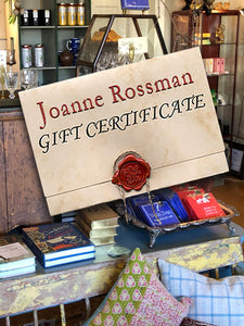 Gift Certificates - for that wild shopping spree!