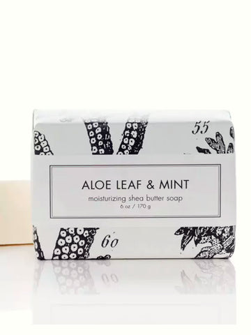 Shea Butter Soap: Aloe Leaf & Mint